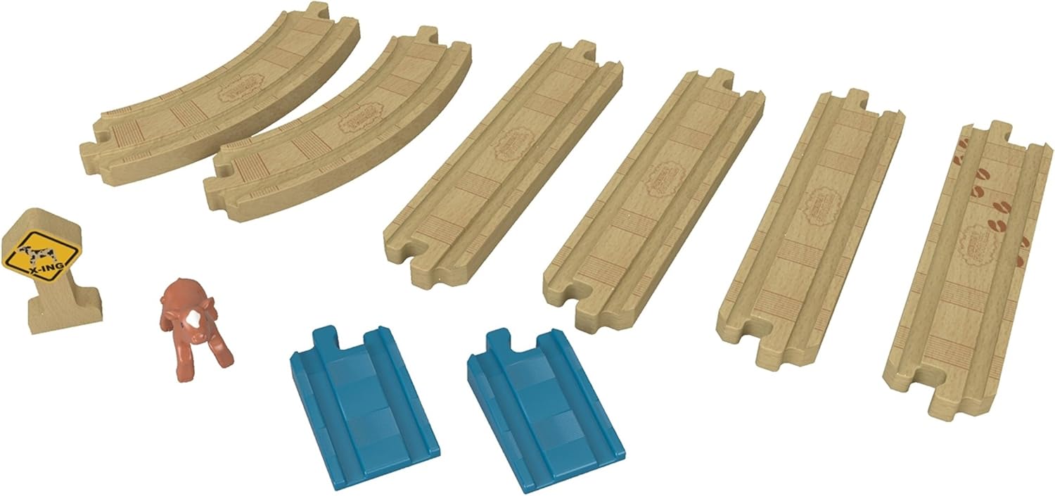 Thomas Wood - Straight & Curved Extension Track Set