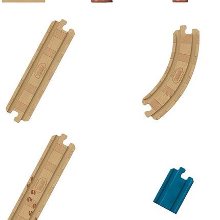Thomas Wood - Straight & Curved Extension Track Set