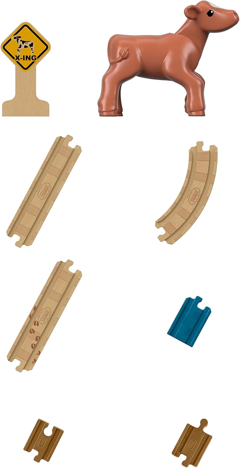 Thomas Wood - Straight & Curved Extension Track Set