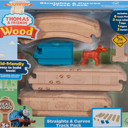 Thomas Wood - Straight & Curved Extension Track Set