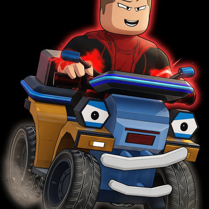Tractor Ethan & Buzz The Quad Vinyl Sticker