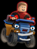 Tractor Ethan & Buzz The Quad Vinyl Sticker