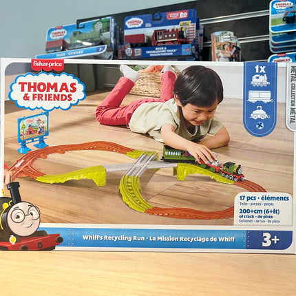 Thomas & Friends Whiff's Recycling Run Train Track Push Along