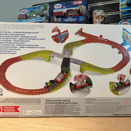Thomas & Friends Whiff's Recycling Run Train Track Push Along
