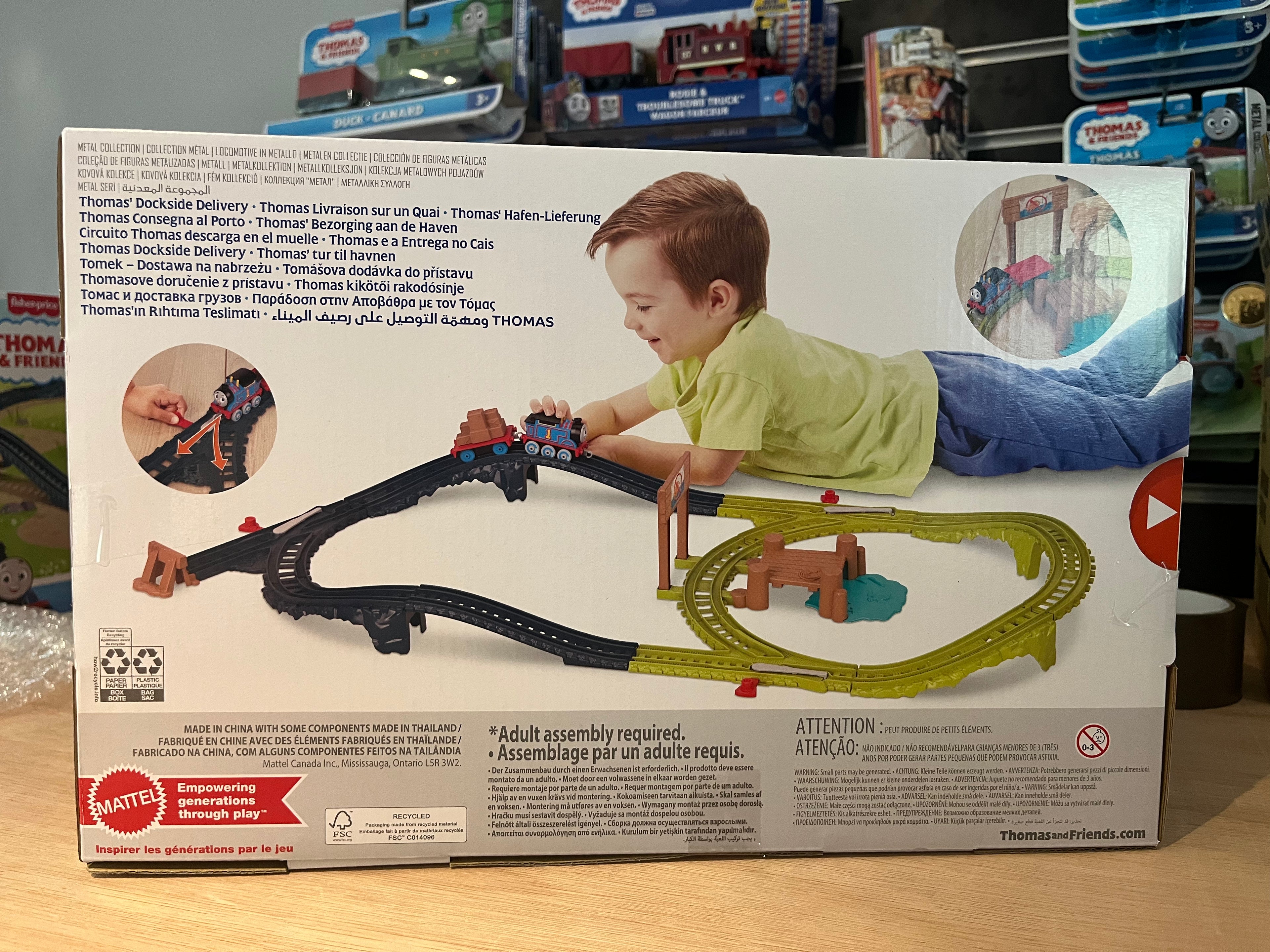Thomas Dockside Delivery Push Along Track Set - AEG