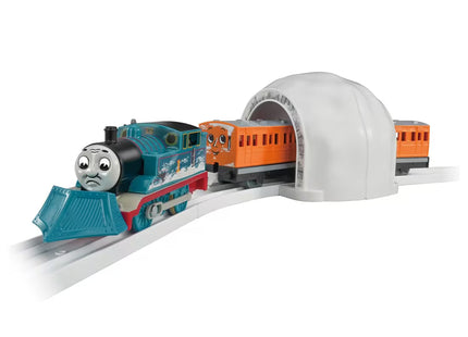 Thomas & Friends Plarail Picture Book Thomas Snow Shovel Set