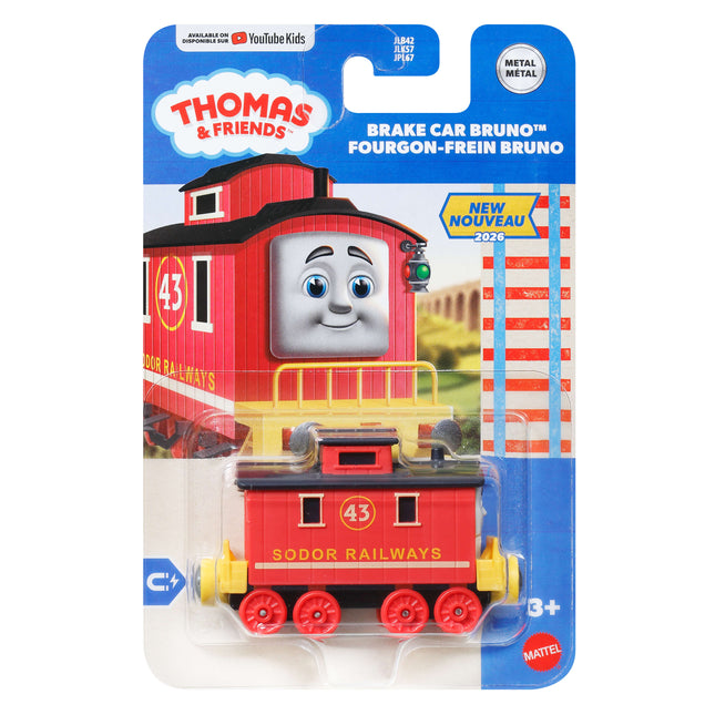 Fisher Price, Thomas and Friends, Die-Cast Push Along Vehicles - Brake Car Bruno JLB48