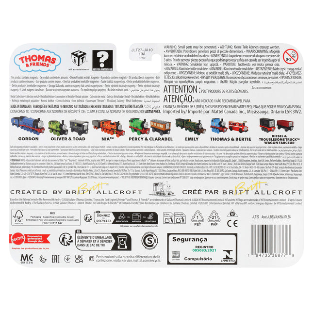 Fisher-Price Thomas & Friends Thomas and Bertie Die-Cast Engine 2-Pack