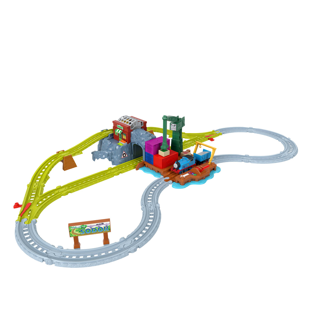 Thomas & Friends Motorized - Cranky’s Dockside Delivery Set