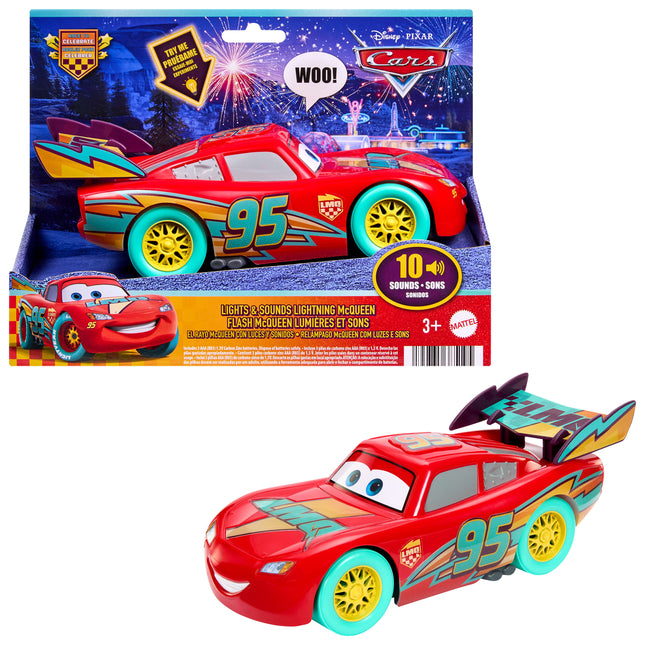 DISNEY & PIXAR CARS LIGHT UP LIGHTNING MCQUEEN