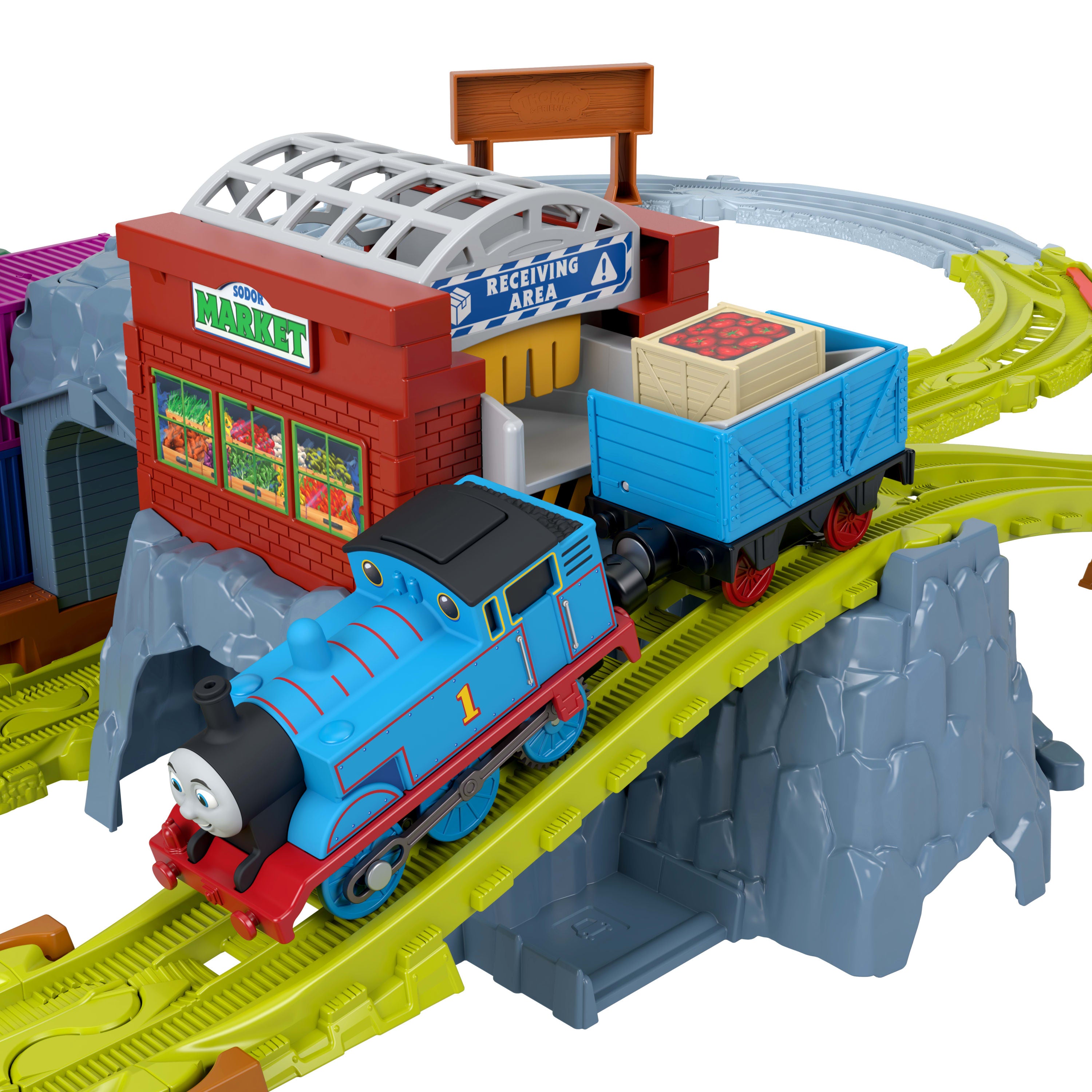 Thomas & Friends Motorized - Cranky’s Dockside Delivery Set