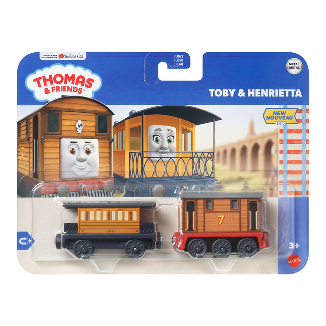 Thomas & Friends Deluxe Diecast Engine - Toby & Henrietta