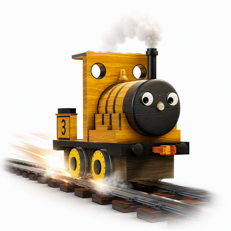 Stinger, yellow steamy engine number 3