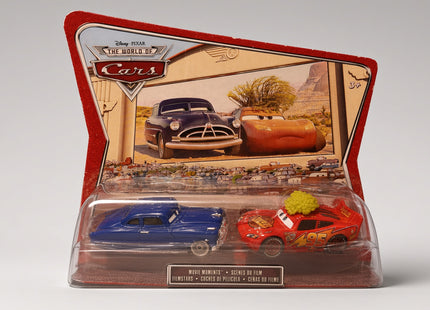 Disney Pixar Cars Movie Moments Doc Hudson & Lightning McQueen with Cactus 1:55 Scale Die-Cast