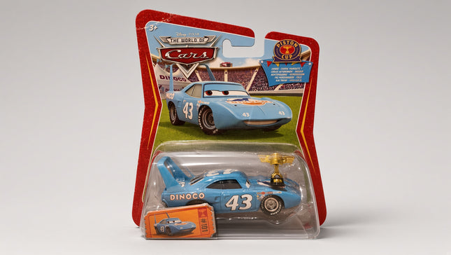Disney Pixar Cars Chase The King with Piston Cup 1:55 Scale Die-Cast