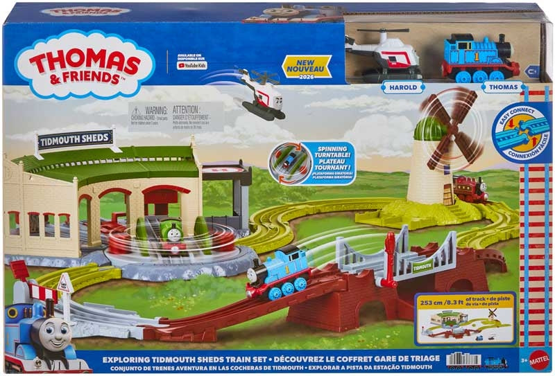 Thomas & Friends Explorin’ Tidmouth Sheds Play Set - JRW06 - 2026