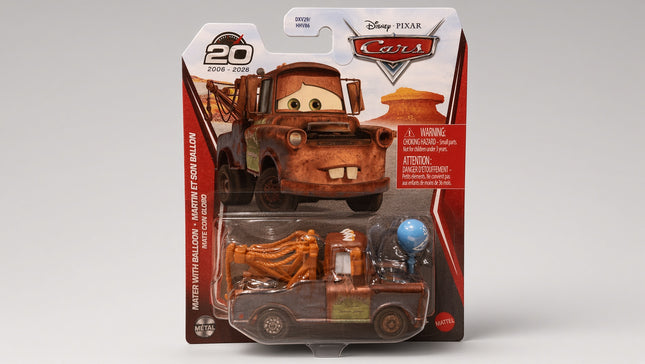 Disney Pixar Cars Mater with Balloon 1:55 Scale Die-Cast
